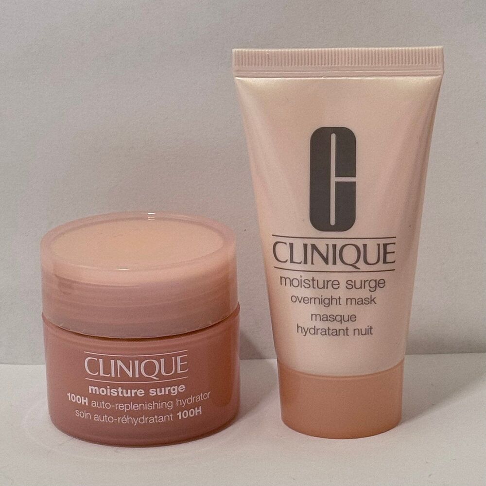 Clinique moisture surge 100h auto-replenishing hydrator and over night mask